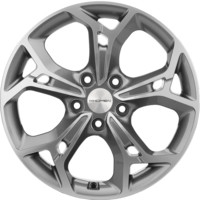 Khomen Wheels KHW1702 (Octavia) Цвет: gray-fp - Шинный центр Cordiant