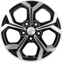 Khomen Wheels KHW1606 (Focus) Цвет: black-fp - Шинный центр Cordiant